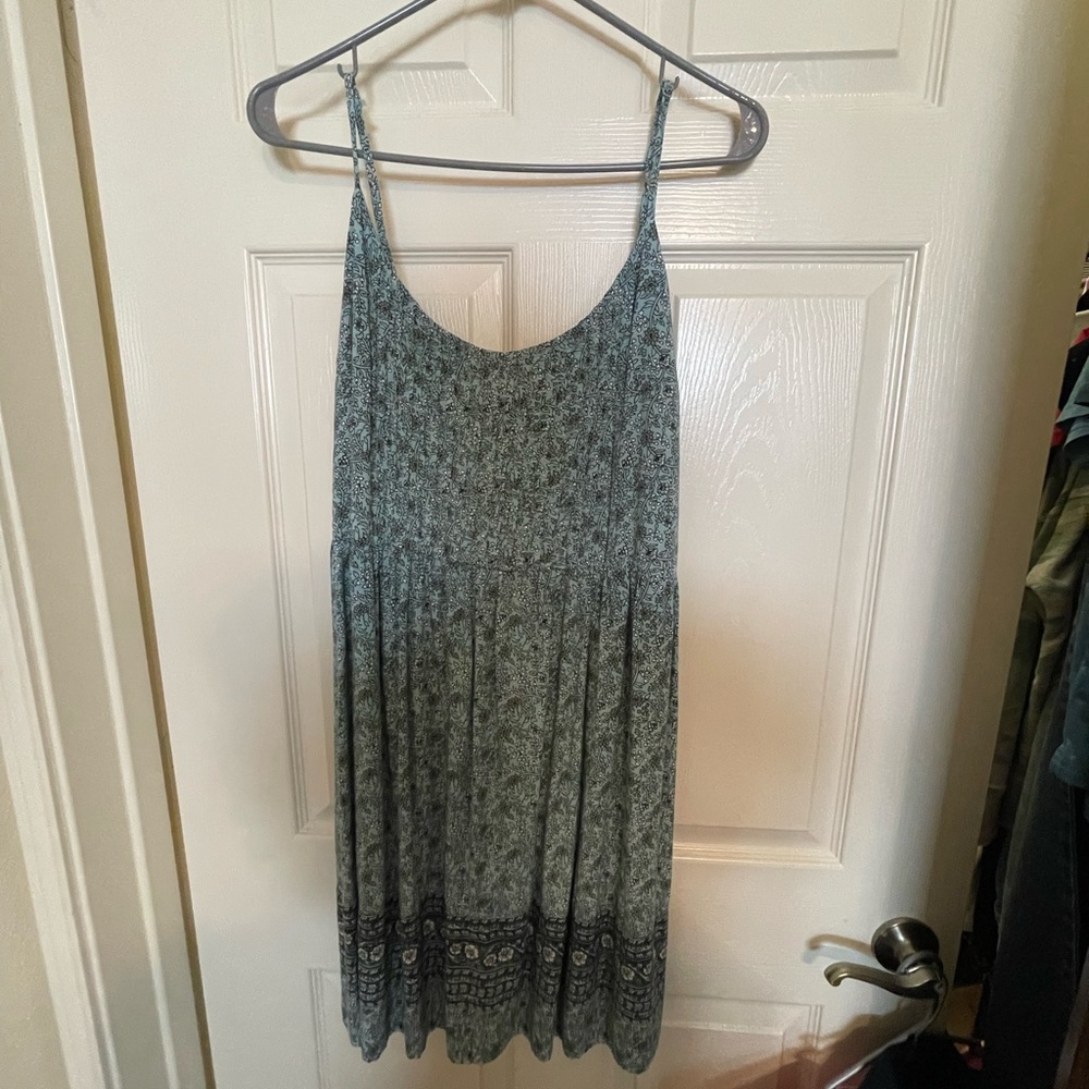 Old Navy Gray Midi Dress